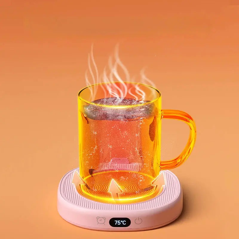 New Xiaomi Coffee Mug Cup Warmer Milk Tea Water Cup Heating ElectricTemperature Adjustable Hot Tea Maker Heater Warmer Gift Awesome Markeplace