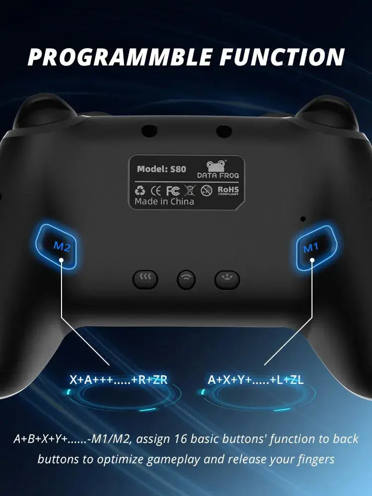 "Nintendo Switch OLED Pro Controller - Wireless with Turbo & 600mAh Battery - Awesome Marketplace