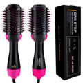 One Step Hair Dryer & Volumizer Brush Hot Air Ionic Straightener Curler - Awesome Marketplace