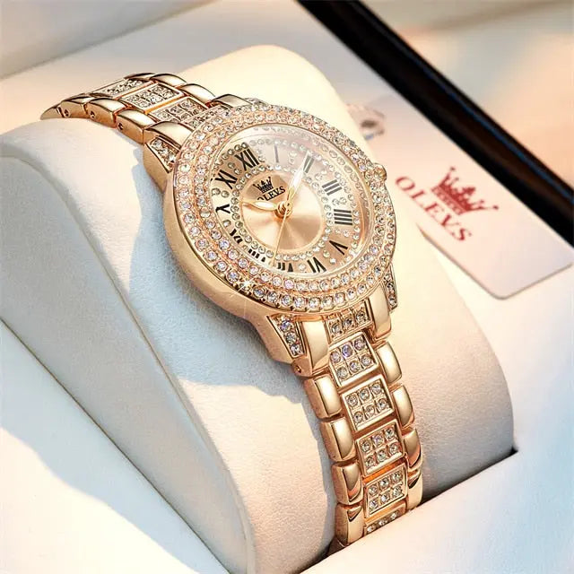 Original Diamond Watch for Women Fashion Elegant - Awesome Markeplace