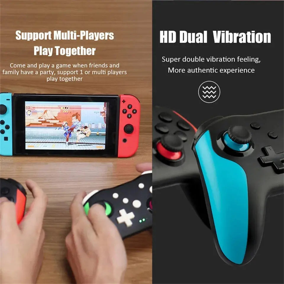 YLW NS009 Bluetooth Gamepad for Nintendo Switch/PS3/PC - Dual Vibration Joystick" Awesome Markeplace