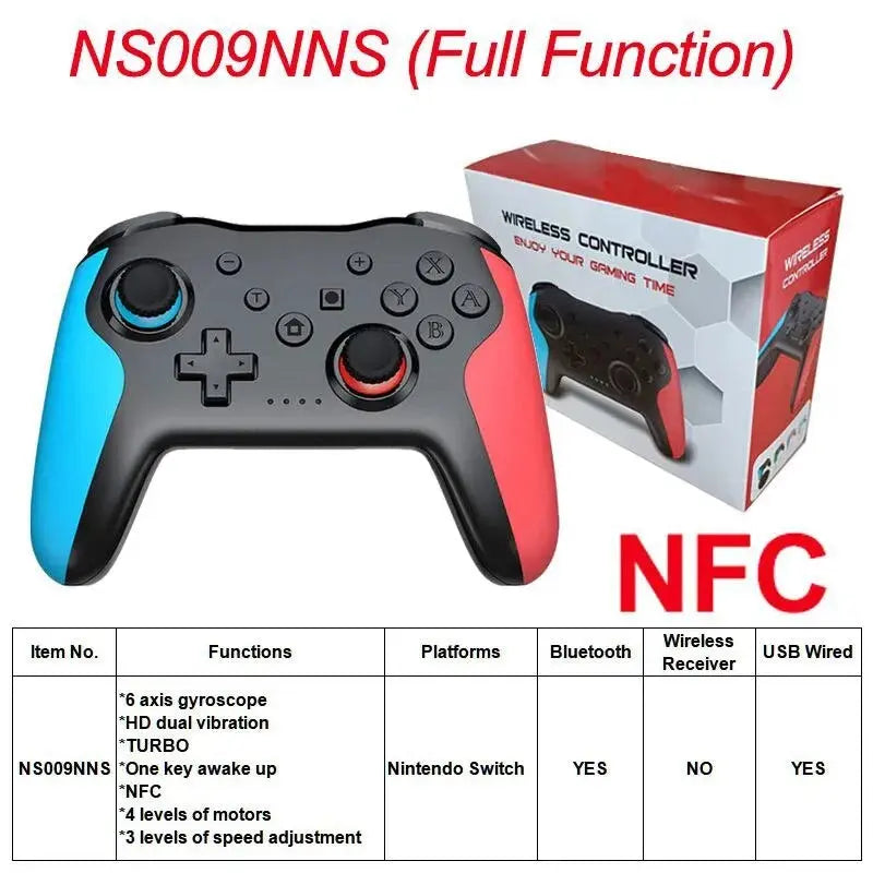 YLW NS009 Bluetooth Gamepad for Nintendo Switch/PS3/PC - Dual Vibration Joystick" Awesome Markeplace