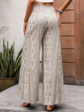 Perfee Printed Wide Leg Pants Trendsi