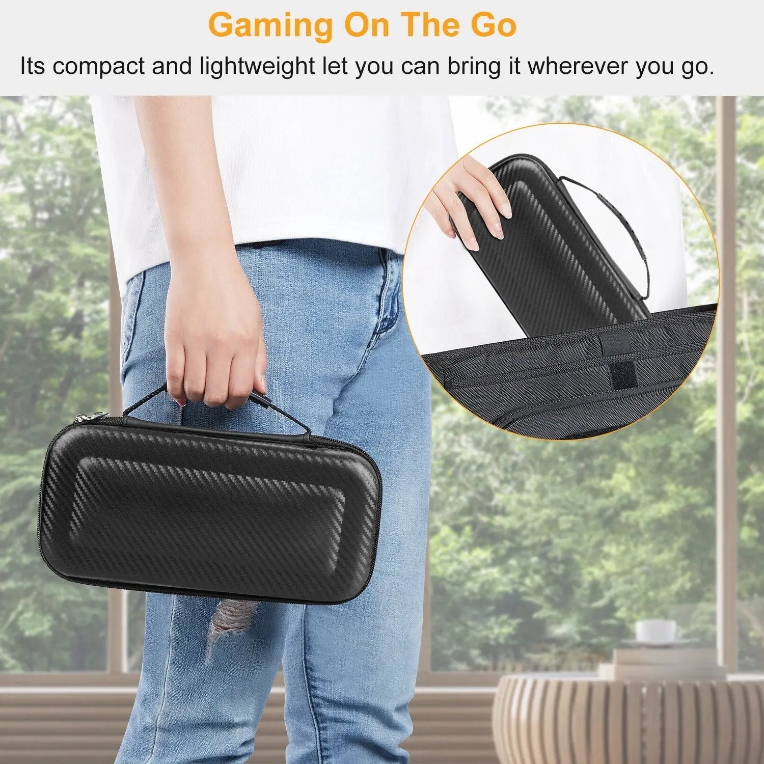 Portable Carry Case for Nintendo Switch Console Protective Hard EVA Case Shell Pouch Doba