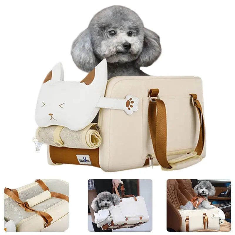 Portable Travel Dog Car Seat Central Control Car Safety Pet Seat For Small Dogs Yorkshire Teddy Transport Dog Carrier Protector Awesome Marketplace