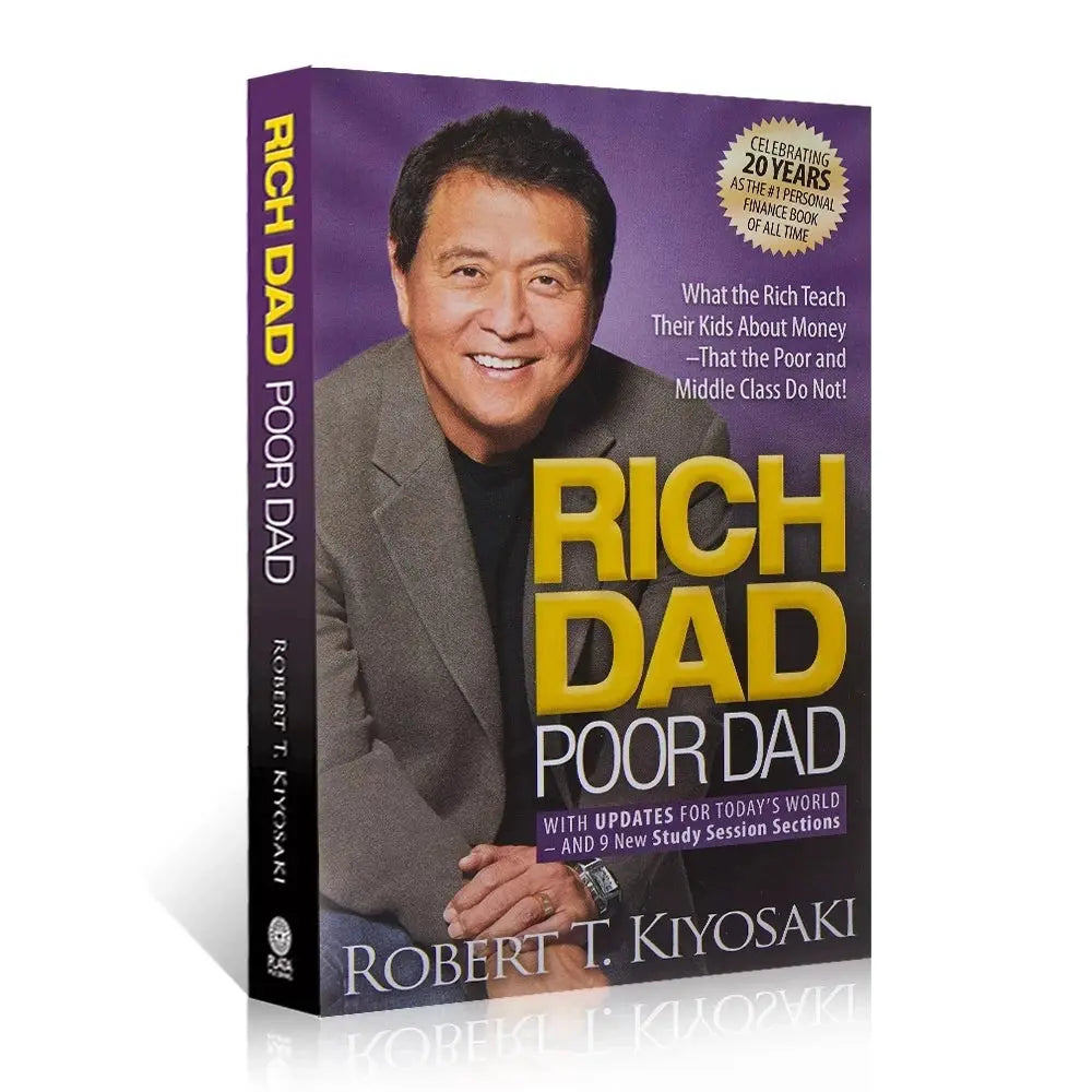 RICH DAD POOR DAD Robert Toru Kiyosaki Personal Finance Children Books Financial Intelligence Enlightenment Education book Awesome Markeplace