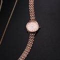 Rose Gold Luxury Stainless Steel Women's Bracelet Watch - Awesome Markeplace