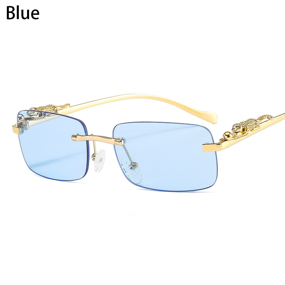 Outdoor Cycling Sunglasses Women UV400 Retro Rimless Awesome Markeplace