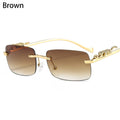 Outdoor Cycling Sunglasses Women UV400 Retro Rimless Awesome Markeplace