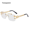 Outdoor Cycling Sunglasses Women UV400 Retro Rimless Awesome Markeplace