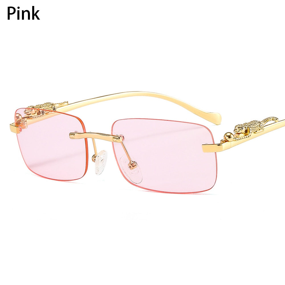 Outdoor Cycling Sunglasses Women UV400 Retro Rimless Awesome Markeplace