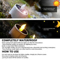 Solar Candles Light 6Pcs Candle Tea light Flickering Flameless Candles Electronic Solar LED Nightlight Garden Solar Candle Lamp Awesome Marketplace