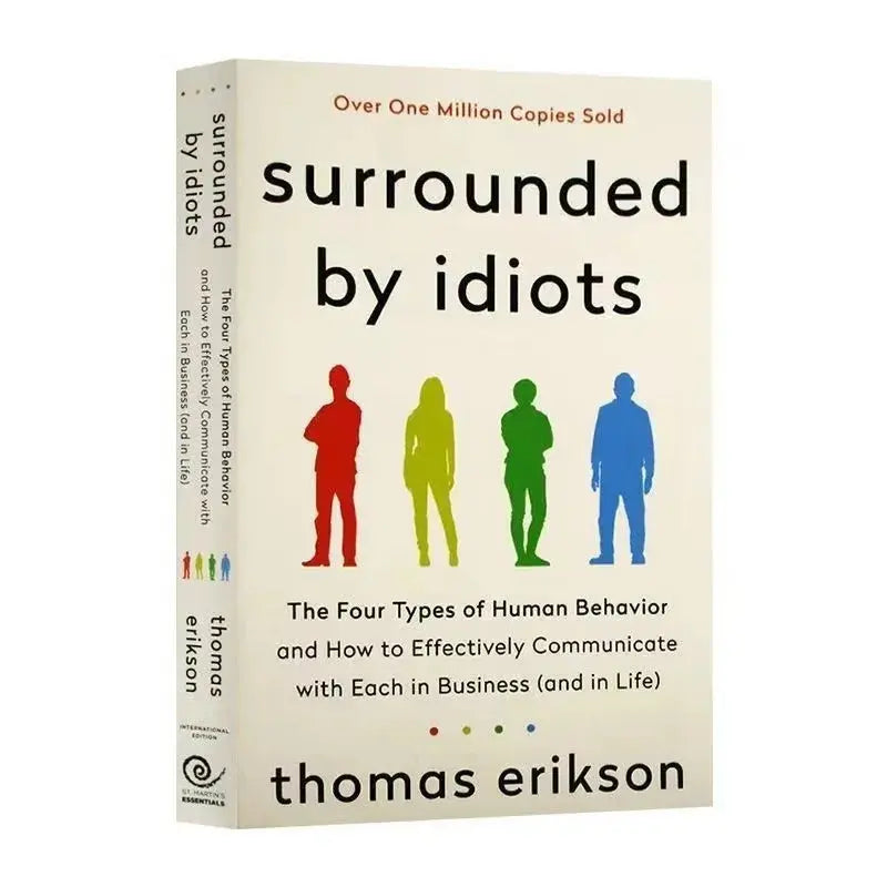 Surrounded By Idiots The Four Types of Human Behavior By Thomas Erikson English Book Bestseller Novel - Awesome Markeplace