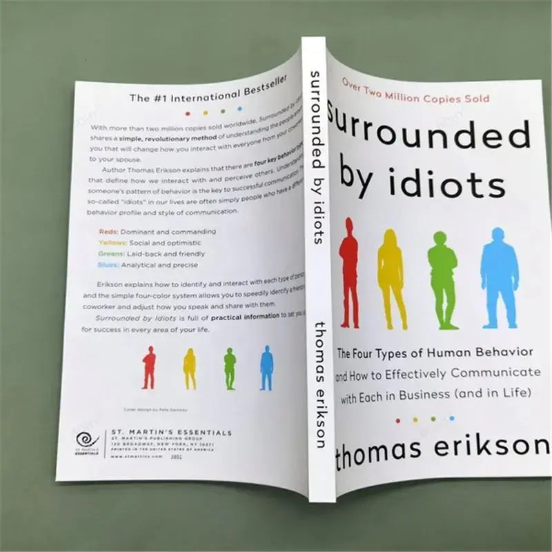 Surrounded By Idiots The Four Types of Human Behavior By Thomas Erikson English Book Bestseller Novel - Awesome Markeplace