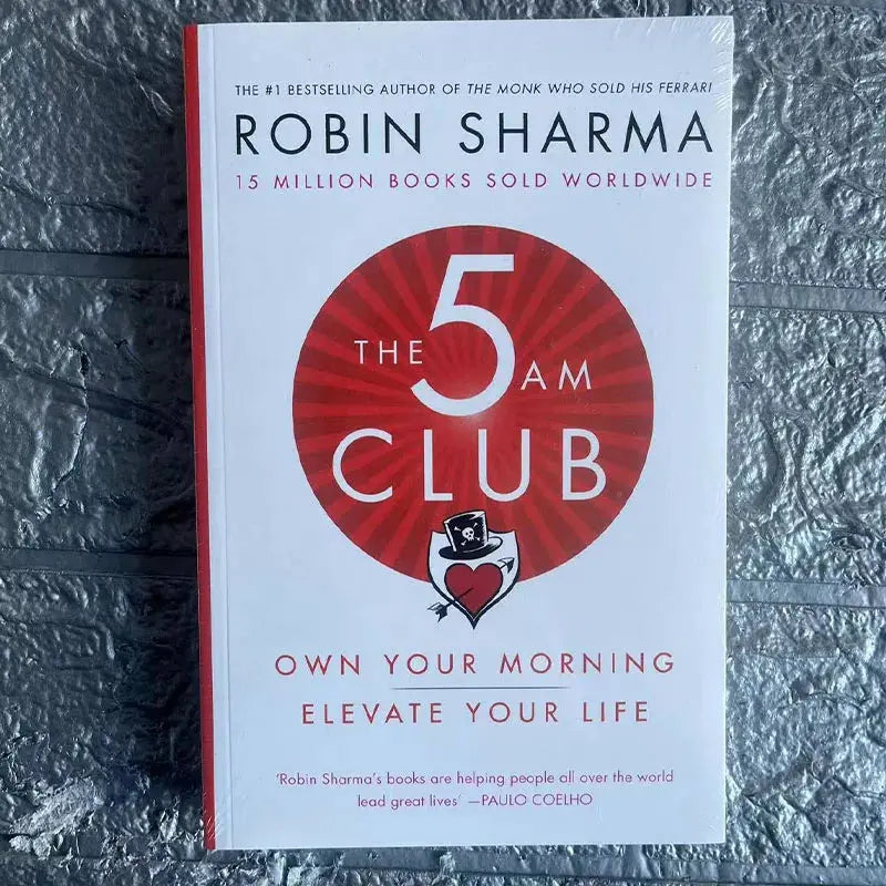 The 5AM Club By Robin Sharma Own Your Morning Elevate Your Life English Book Awesome Markeplace