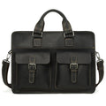 Vintage Men's Genuine Leather Briefcase Leather Laptop Bag  Business Travel Bag Awesome Markeplace