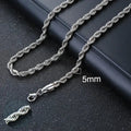 Vnox Unisex Punk Cuban Chain Necklace Stainless Steel Curb Link Choker - Awesome Marketplace