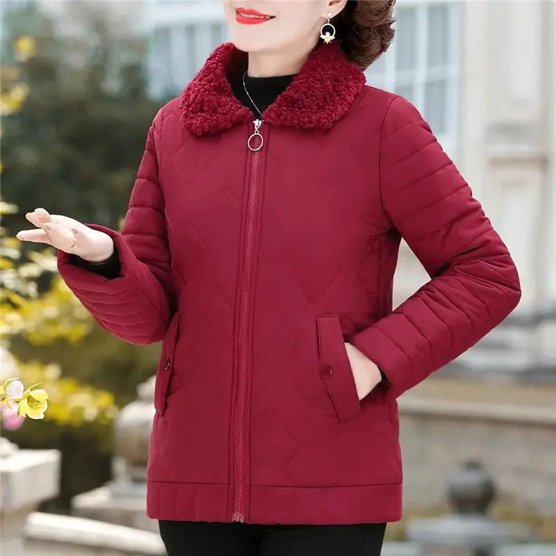 Winter Clothes Women Cotton-Padded Jacket Elder Autumn Jacket - Awesome Markeplace