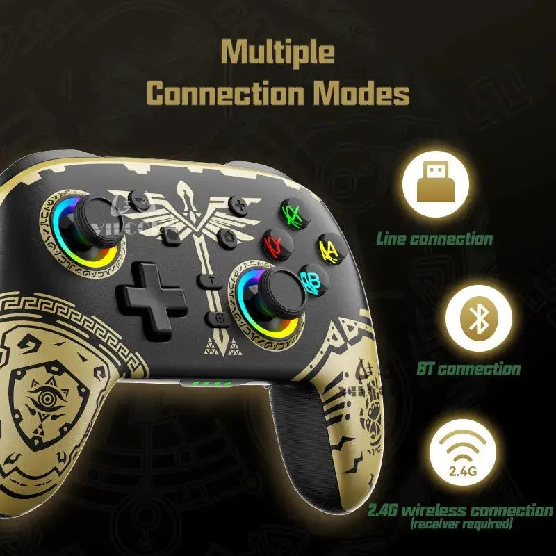 Wireless Pro Switch Elite BT Controller - Nintendo Switch, PC, 6-Axis Joystick Awesome Markeplace