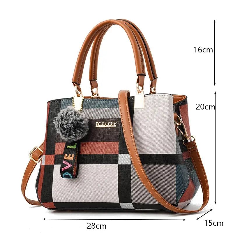 Women Ladies Luxury Designer Tote Handbag Female PU Leather  Large Capacity Travel Shoulder Bag Sac Awesome Markeplace