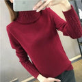 Women's Sweater Turtleneck Pullovers Autumn Winter Long Sleeves sweater - Awesome Markeplace