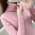 Women's Sweater Turtleneck Pullovers Autumn Winter Long Sleeves sweater - Awesome Markeplace