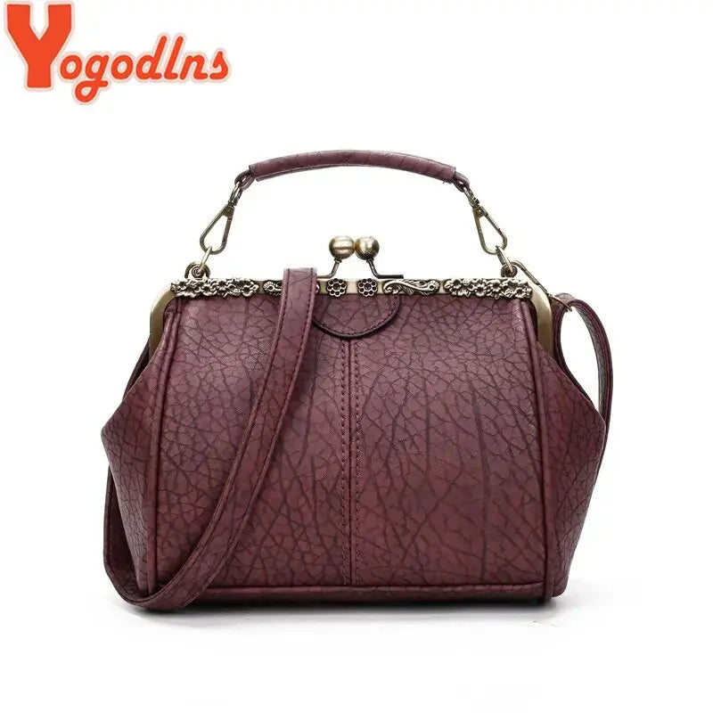 Yogodlns Retro PU Crossbody Bag Awesome Markeplace