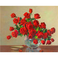 Adult Digital Oil Painting Kit Flowers & Butterflies in Vases DIY Art - Awesome Marketplace