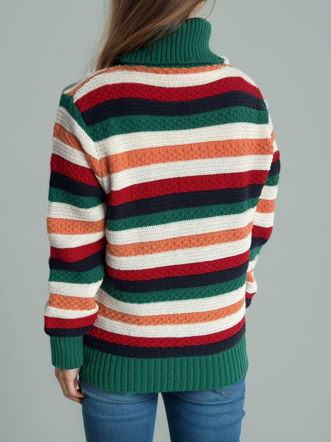 Turtleneck Sweater-Long Sleeve Sweater