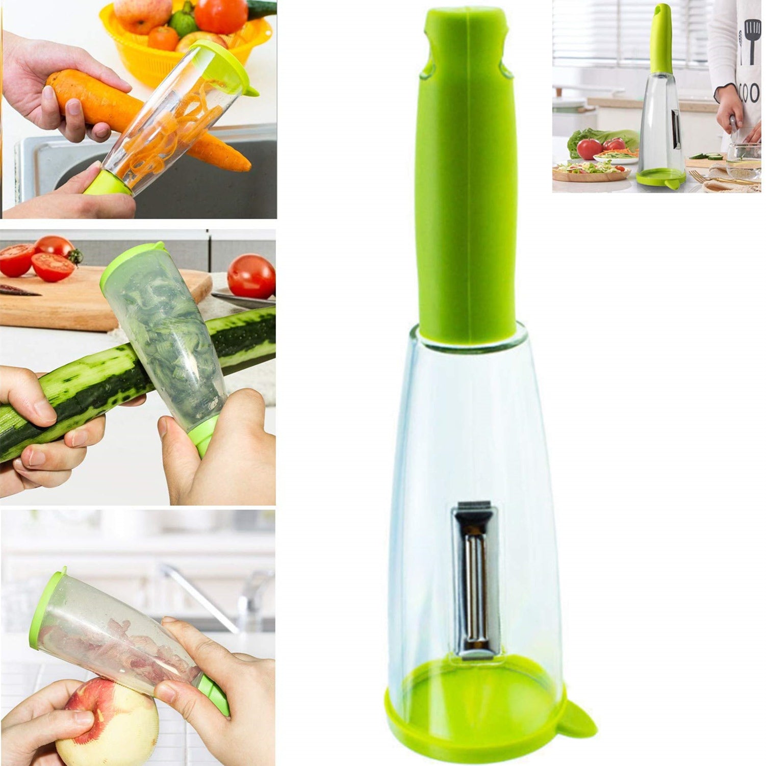 Multifunctional Storage Box Knife Peeler