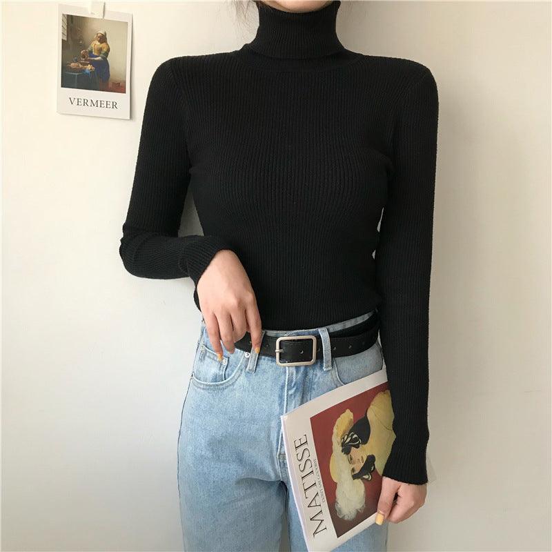 Basic All-matching Thickened Sweater Turtleneck - Awesome Marketplace