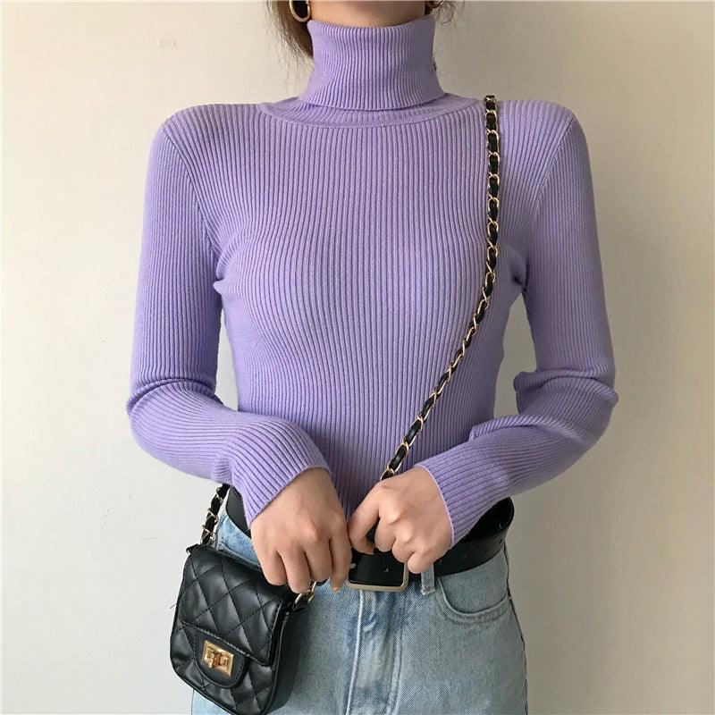 Basic All-matching Thickened Sweater Turtleneck - Awesome Marketplace