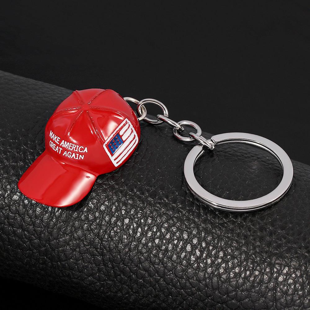 Men's Red Hat Hip Hop Men's Red Hat Hip Hop Keychain