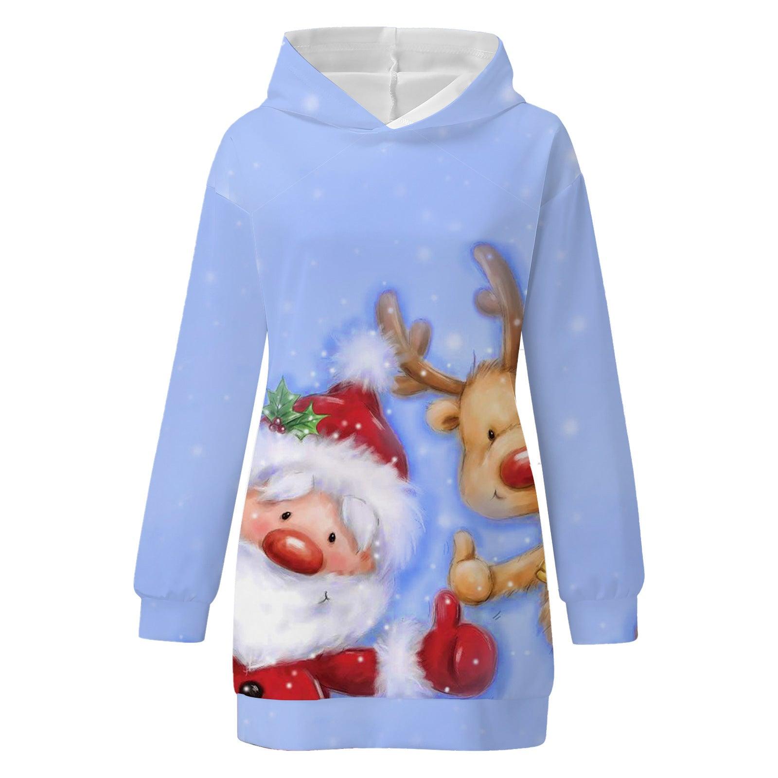 Christmas Print Hoodie Digital Printing - Awesome Marketplace