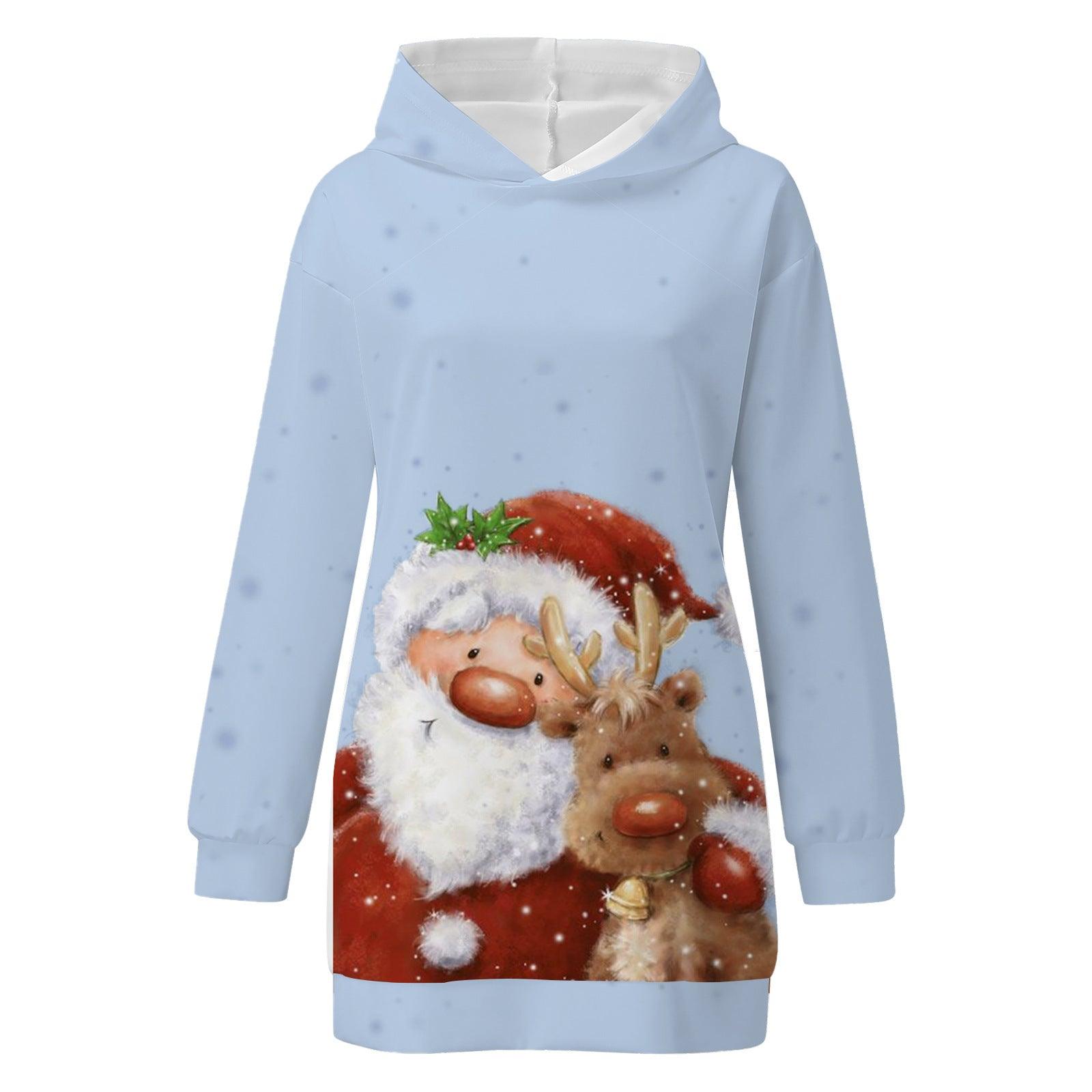 Christmas Print Hoodie Digital Printing - Awesome Marketplace