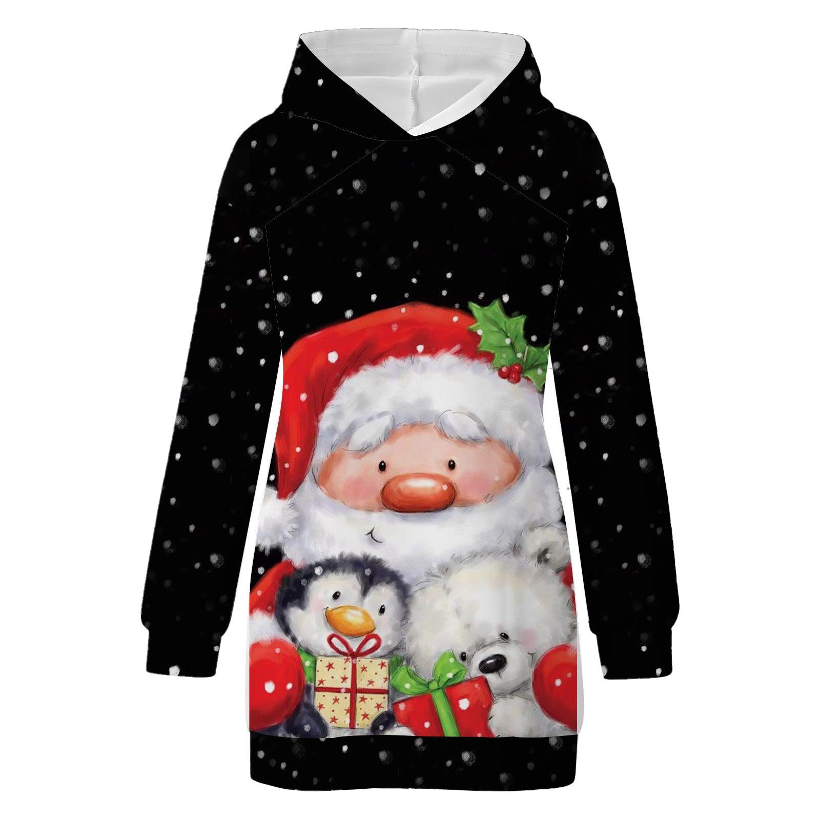 Christmas Print Hoodie Digital Printing - Awesome Marketplace