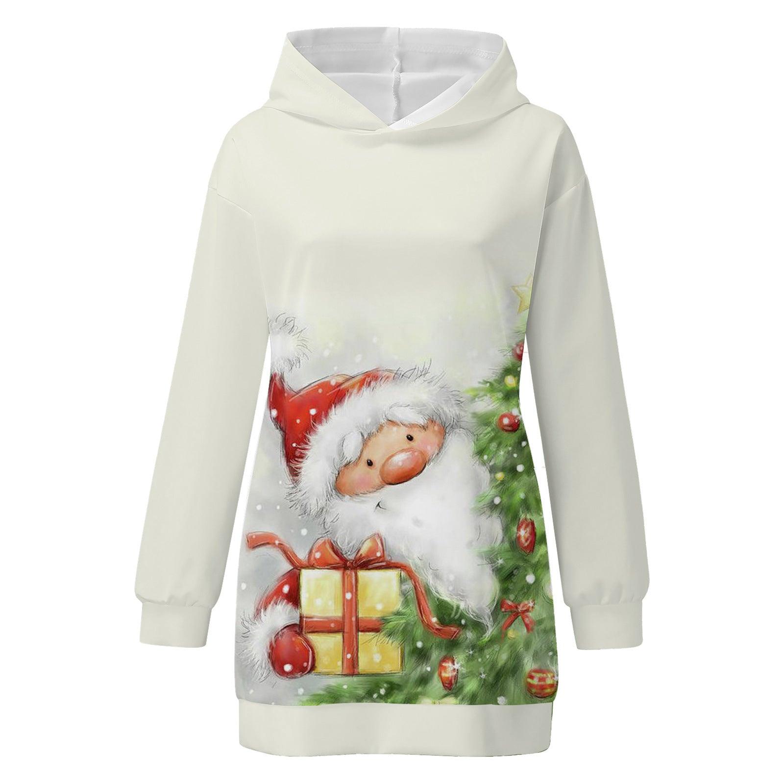 Christmas Print Hoodie Digital Printing - Awesome Marketplace