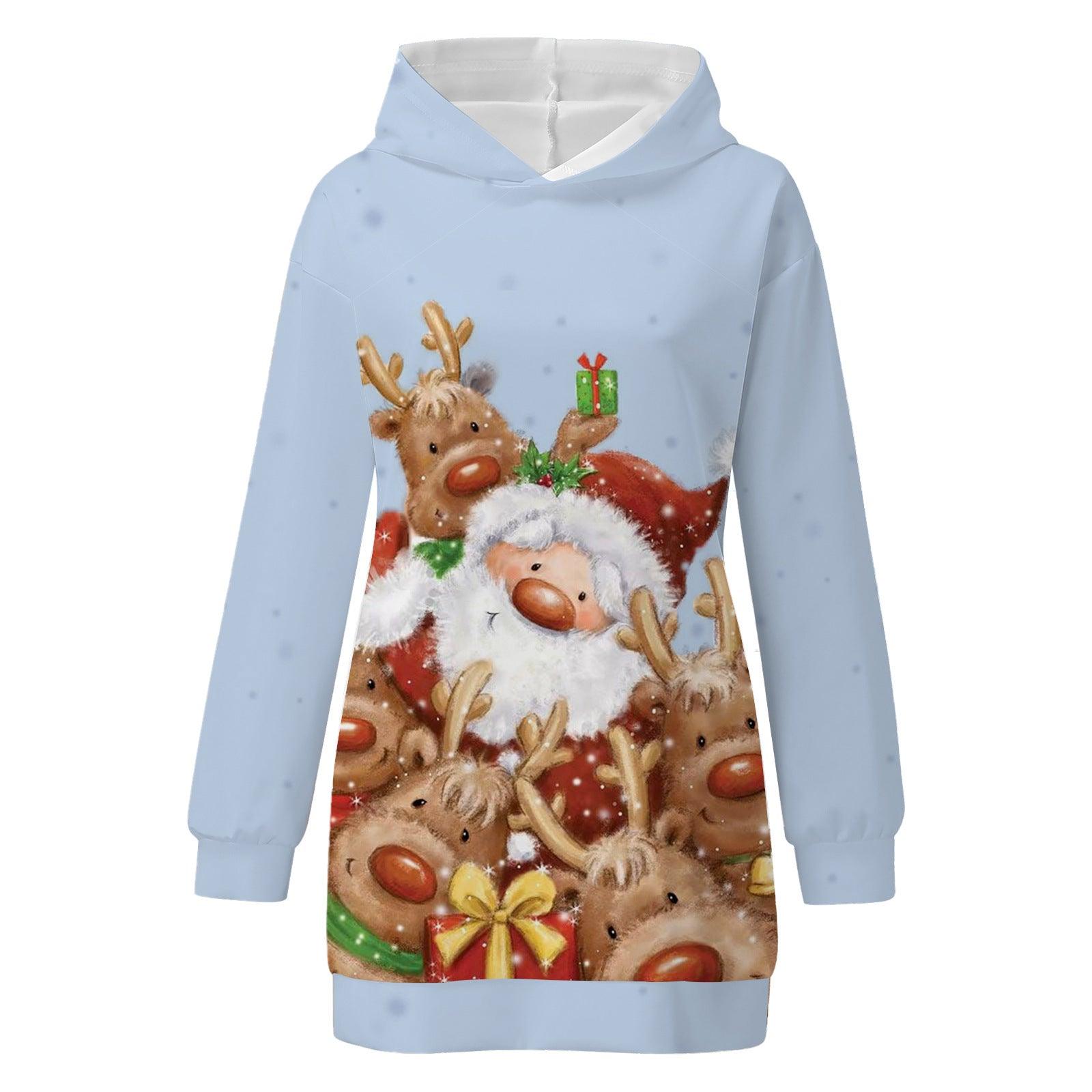 Christmas Print Hoodie Digital Printing - Awesome Marketplace