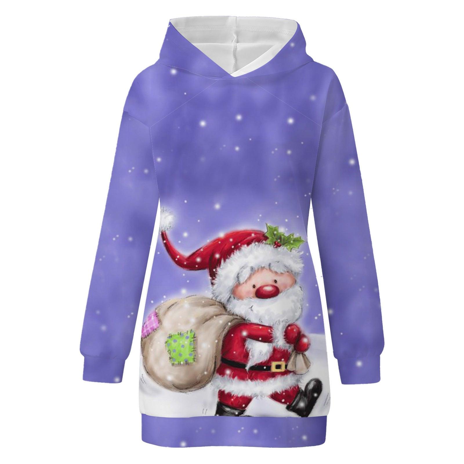 Christmas Print Hoodie Digital Printing - Awesome Marketplace