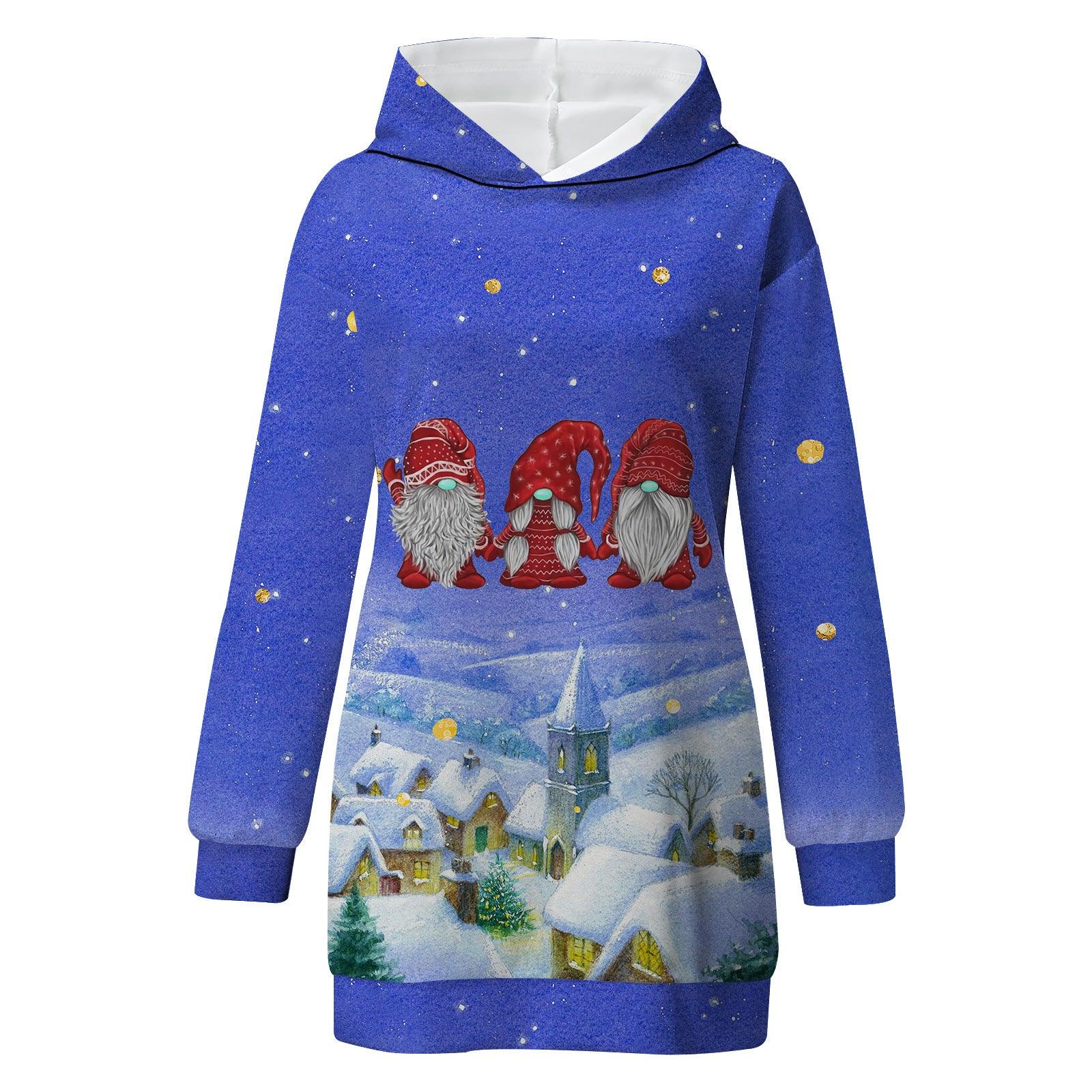 Christmas Print Hoodie Digital Printing - Awesome Marketplace