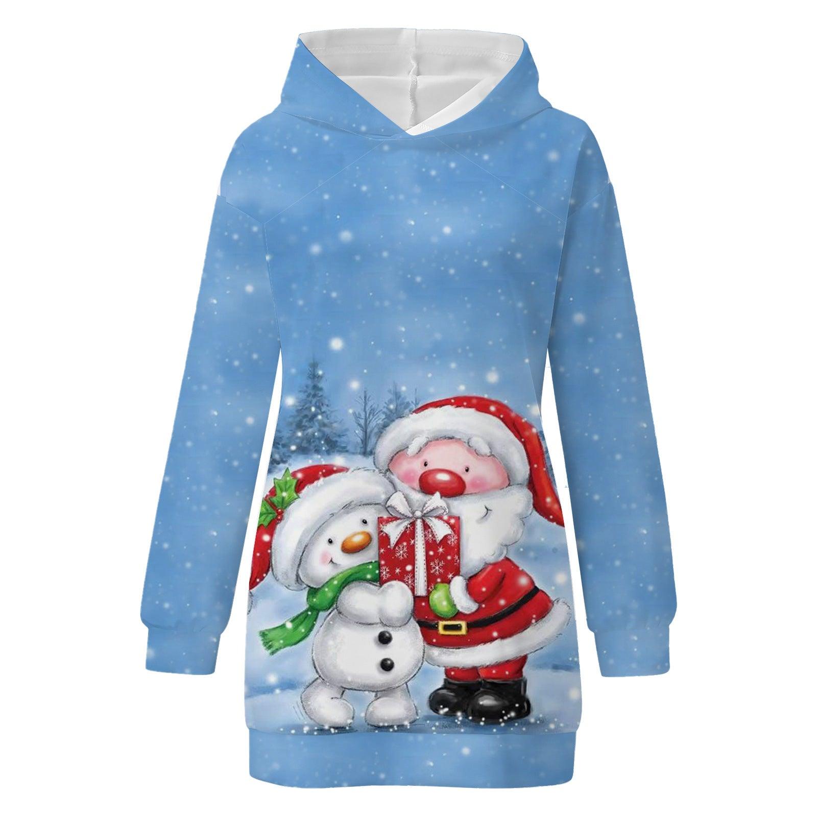 Christmas Print Hoodie Digital Printing - Awesome Marketplace