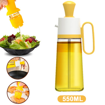 2 In 1 Silicon Brush Oil Dispenser