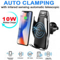 Infrared Sensor Auto Clamp Wireless Charger: Effortless Convenience Teal Simba