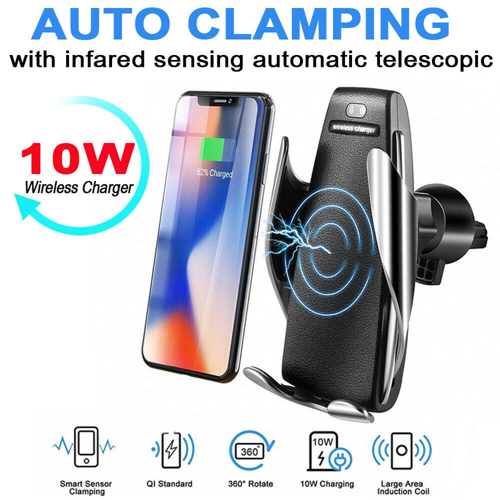 Infrared Sensor Auto Clamp Wireless Charger: Effortless Convenience Teal Simba