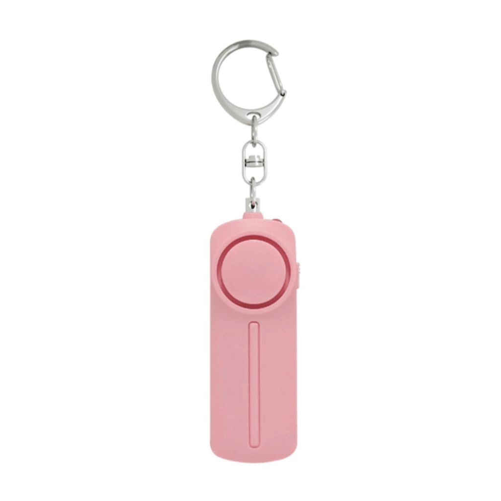 Self Defence Personal Alarm Keychain with LED Light Yellow Pandora