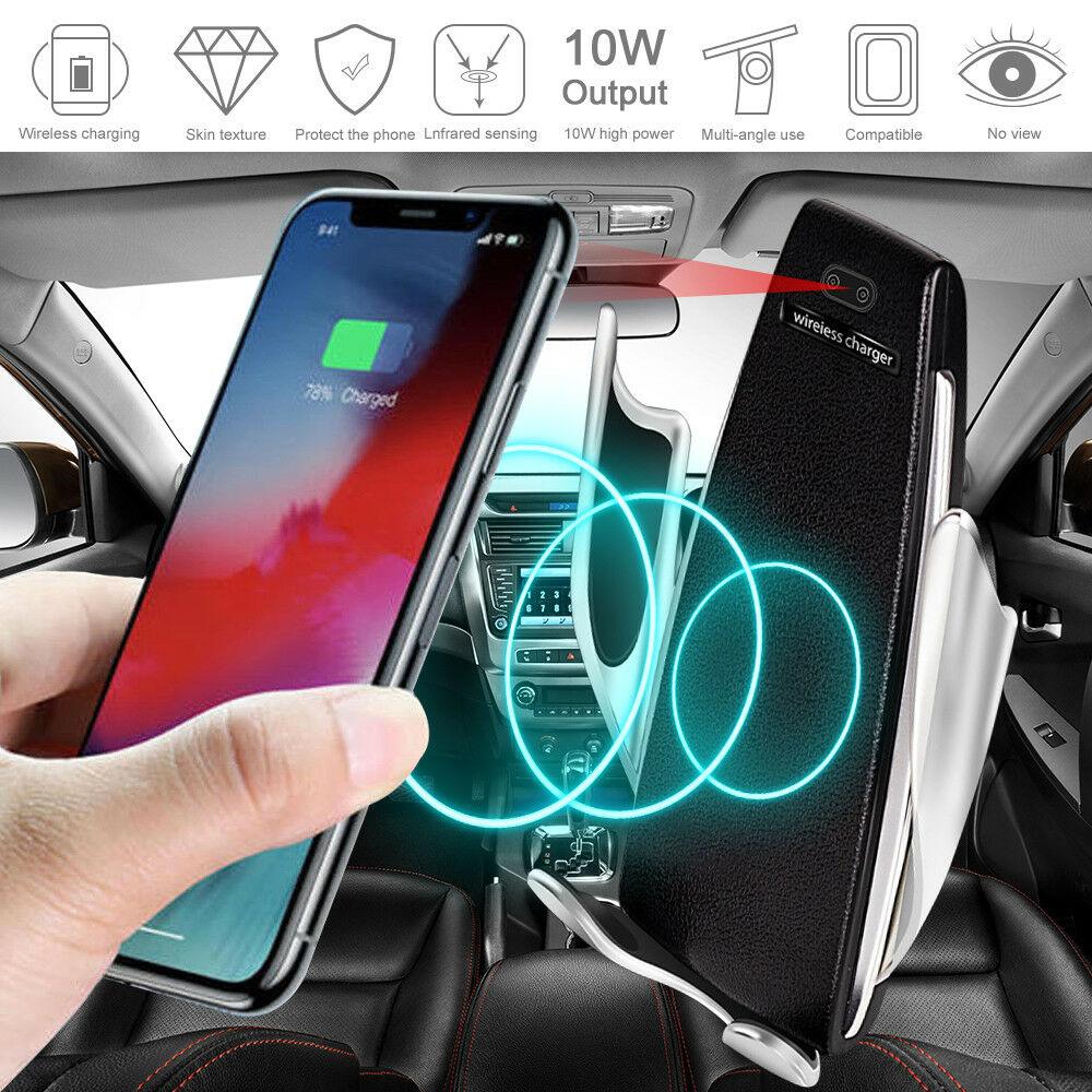 Infrared Sensor Auto Clamp Wireless Charger: Effortless Convenience Teal Simba