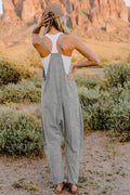 Double Take Full Size V-Neck Sleeveless Jumpsuit with Pockets - Awesome Marketplace