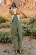 Double Take Full Size V-Neck Sleeveless Jumpsuit with Pockets - Awesome Marketplace