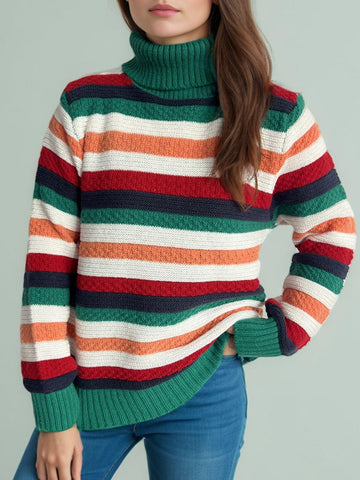 Turtleneck Sweater-Long Sleeve Sweater