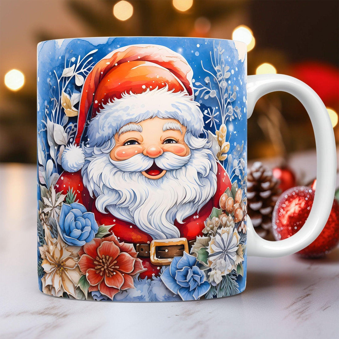 3D Christmas Ceramic Mug